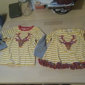 Ric Rac & ruffles sibling set